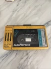 Vintage 1987 Magnavox D6643 Yellow Auto Reverse Fm Stereo Am Cassette Player Eq. Fixed Price $17.49.