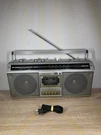 Vintage Realistic SCR-10 Boombox Cassette Player & Recorder Am/fm Radio Read. Fixed Price $50.00.