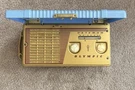 Vintage Olympic Portable Tube Am Radio Model 449 Battery Powered 1950S Blue. Fixed Price $99.95.