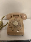 Vintage Itt Rotary Desk Top Telephone Beige W/cord. Fixed Price $25.00.