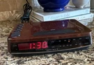 Optimus Am/fm Clock Radio With Alarm Vintage. Fixed Price $24.99.
