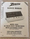Apr/ 81 Zenith Model R462 Ac Solid State Fm/am Radio Service Manual. Fixed Price $20.00.