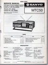 Service Manual Sanyo MTC50 Portable Entertainment Center Color Tv Am/fm Stereo. Fixed Price $19.00.