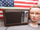 Estate* Mid Century Sony ICF-9740W Am/fm Table Radio Works & Sounds Excellent. Fixed Price $29.99.