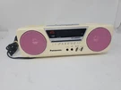 Panasonic Pink And White Portable Radio RC-X210 Tested Working. Fixed Price $39.99.