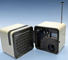 Vintage 70'S Brionvega TS-505 "cubo" Off-white Portable Transistor Radio Italy. Fixed Price $325.00.