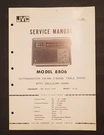 Jvc Nivico Model 8806, 1010-TRANSISTOR Fm-am 2 Band Table Radio Service Manual. Fixed Price $14.99.