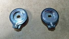 1960'S 1970'S 1980'S Delco Radio Shaft Type Rear Knob Set - Black & Chrome. Fixed Price $9.95.