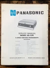 Panasonic SG-530 Record Player / Turntable Service Manual *original*. Fixed Price $14.97.