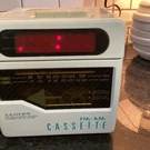 Lloyds Clock Radio CR201 Vintage Cube Am/fm Cassette Player Beige. Fixed Price $19.90.