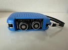 Vintage Four Star FS-7 Solid State Radio Blue Rare New Box (nos). Fixed Price $24.00.