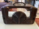Vtg 1942 Zenith Bakelite Darth Vader 6D615 Boomerang Dial Tube Radio- Case Only. Fixed Price $84.99.
