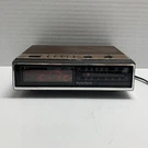 Vintage Dyna-tone Clock Radio Digital Am/fm Brown Woodgrain Model HK5/TCR-100. Fixed Price $24.99.