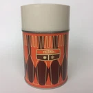 Vtg 1971 King Seeley Thermos #7063 Spoons & Forks Orange Brown 6.25 Tall 10OZ. Fixed Price $10.00.