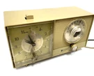 Vintage Am Clock Radio Model C-506A Beige Color Mid Century Design. Fixed Price $90.00.