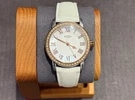Rotary Women's Classic Quartz Mop Dial Watch White Leather Strap LS00109/061. Fixed Price $35.00.