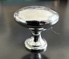 23 Bright Nickel Round Mushroom Cabinet Drawer Knobs W/assorted Misc Screws. Fixed Price $24.99.