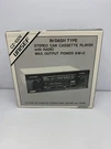 Vintage Unisef In-dash Type Stereo Car Cassette Player With Am/fm Radio CZ-100V. Fixed Price $74.99.