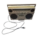 Vintage General Electric Am/fm Cassette Boombox Radio 3-5257A. Fixed Price $99.99.