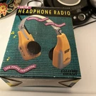 Vintage Electro Brand Am/fm Headphone Radio Antenna -blue.. Fixed Price $12.00.