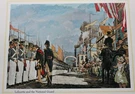 The National Guard Heritage 1988 Art Print Lafayette And 1825. Fixed Price $20.00.