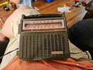 Vintage General Electric Solid State Two-way Power Am Fm Portable Radio 7-2818A. Fixed Price $13.50.