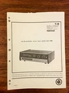 Nikko FAM-14 Tuner Service Manual *original*. Fixed Price $19.97.