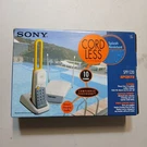 Vtg Sony 10 Channel Cordless Telephone SPP-S20 Sports Brand New In Box. Fixed Price $399.95.