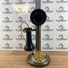 Antique American Bell Telephone Company Brass Candlestick Rotary Vintage. Fixed Price $166.46.