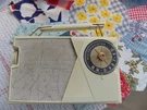 General Electric Model P-805A White Am Radio, Working Condition. Fixed Price $20.00.