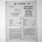 Rca Model Series 3-RD-10 3-RD-30 Radio Service Manual 1962. Fixed Price $8.55.