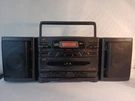 Jvc PC-X130 Boombox Cd Am/fm Dual Cassette Player Rec. Portable System. Fixed Price $150.00.