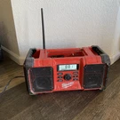 Milwaukee 2890-20 M18 Jobsite Radio Corded Am/fm/aux Rugged Works Missing Cover. Fixed Price $64.99.