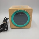 Panasonic Florescent Clock Radio Digital Dial Display, Cube RC-57, Read. Fixed Price $5.43.