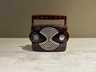 Vintage Zenith K412-R Owl Eyes Portable Tube Radio Professionally Restored And. Fixed Price $670.98.