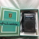Vintage Juliette Radio Transistor Am Fm Shoulder Strap Model NA-1111. Fixed Price $18.48.