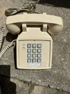 Gte Desk Push Button Telephone With Extra Long Cord Ivory/beige. Fixed Price $25.00.