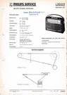 Service Manual For Philips L3 D23 T, Henriette 323. Fixed Price $8.06.