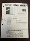 Sharp FM-5R FM-5BL Handheld Radio Preset Receiver Service Manual Oem Vintage. Fixed Price $15.99.