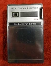 1963 Lloyds Transistor Am Radio, TR-6L Japan W/leather Case Working Clean. Fixed Price $25.00.