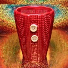 Red Knit Sweater Jar Candle Chesapeake Bay Christmas Holiday Glazed Ceramic Rare. Fixed Price $49.99.