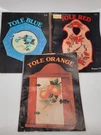 Vintage 1976 Tole Red Orange Blue Poppy Clock Morning Glories Arizona Suns. Fixed Price $19.97.