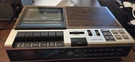 Vintage General Electric Fm/am Clock Radio Cassette Recorder, Model 7-4956B. Fixed Price $34.99.