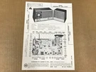 Vintage Photofact Folder 647-13- Zenith 12-TUBE Am/fm Receiver Model MJ1035W. Fixed Price $9.95.