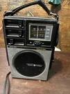 Vtg General Electric Pow-r-pak Portable Radio Model 7-2890A Leather Trim Working. Fixed Price $25.00.