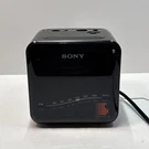 Vintage Sony ICF-C101W Digicube Amfm Digital Clock Radio Dream Machine Black. Fixed Price $34.99.