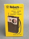 Roberts The Pro Solid State High Quality Am Fm Pocket Radio Model R-135 Works. Fixed Price $23.95.