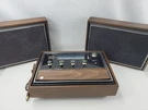 Vintage Sears Silvertone Am Fm Radio 8027 & Speakers Walnut Wood. Fixed Price $129.00.
