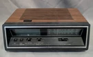 Vintage General Electric Alarm Clock Radio Walnut Grain Model 7-4665A -tested. Fixed Price $24.99.