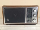 General Electric 7-4145A Radio, Walnut Vinyl On Laminated Wood, Vintage Works. Fixed Price $19.99.
